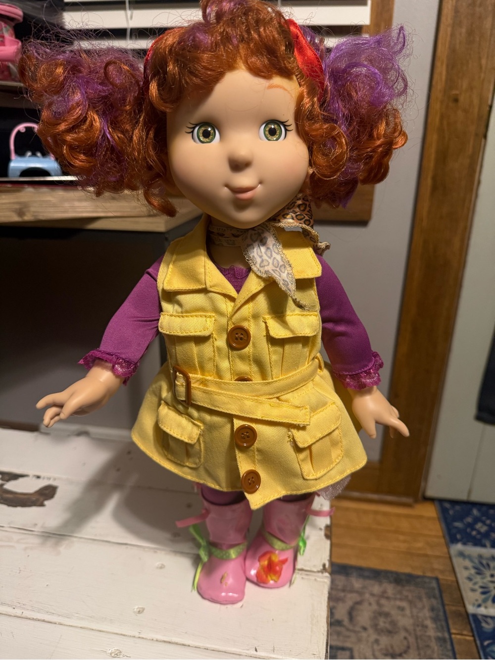 Fancy Nancy Explorer 18" Doll Belted Safari Vest JAKKS Pacific 2010 Retired